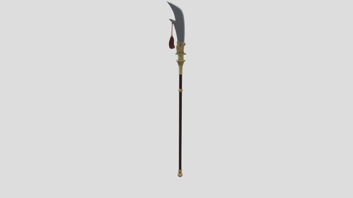 Crescent Blade 3D Model