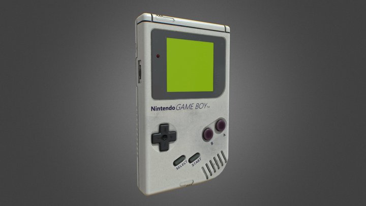Nintendo Game Boy (1989) 3D Model