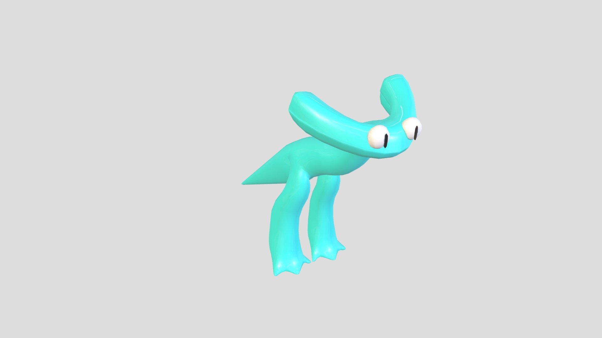 Cyan Rainbow Friends - 3d Model By Catnap (@deepsleepcatnap233 