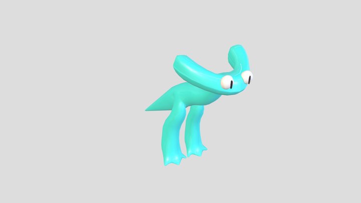cyan_rainbow_friends 3D Model