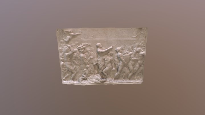 Relief of an Roman sarcophagus 3D Model
