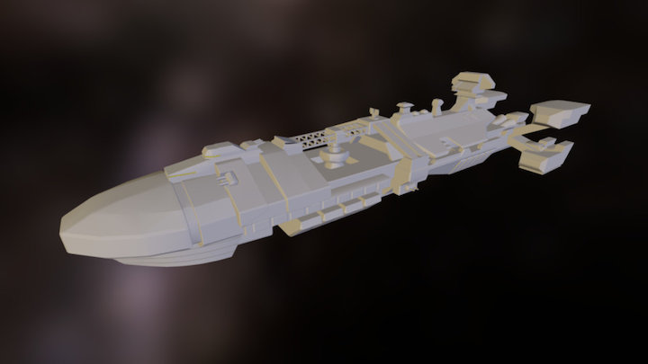 Starship Troopers Rodger Young 3D Model