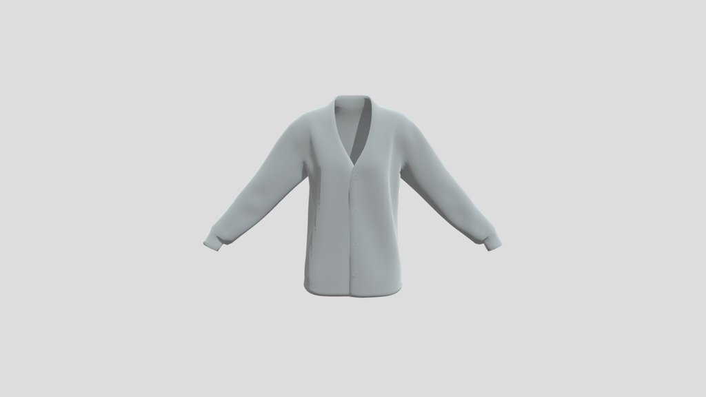 Loose Fit Cable Knit Cardigan