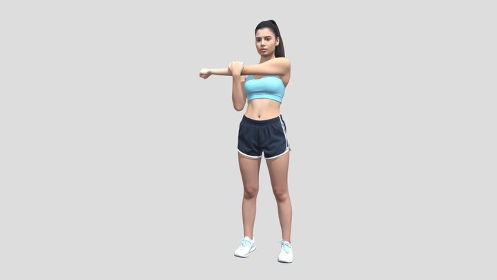Cross-Body Shoulder Stretch – Modelo 3D gratuito STL