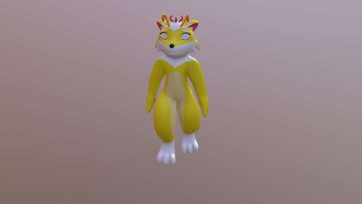 use for as npc model furry - B32205Y 3D Model