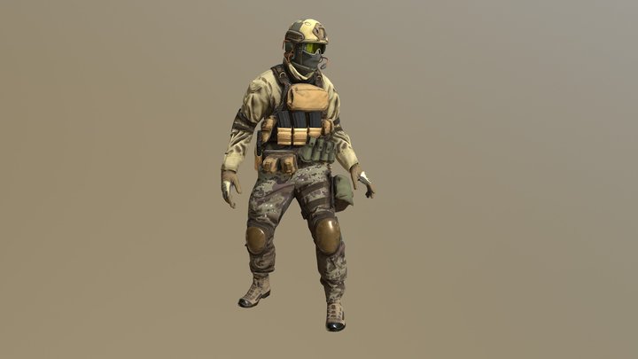 Free STL file Soldier simulator for Arma 3 in OpenSource 🫡・3D