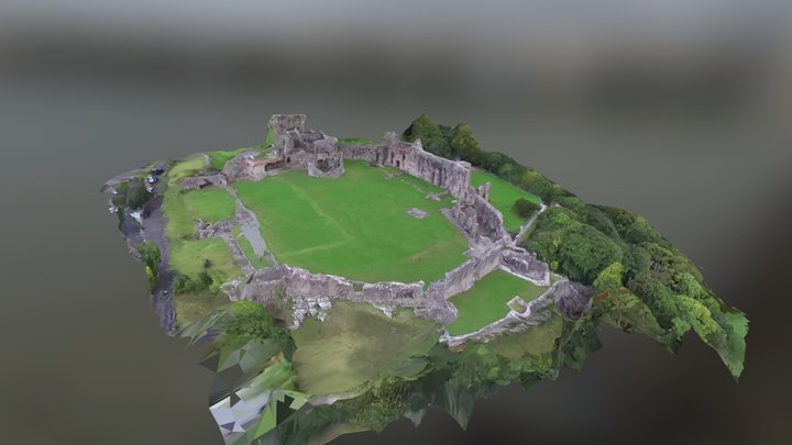 Denbigh Castle, Wales 3D Model