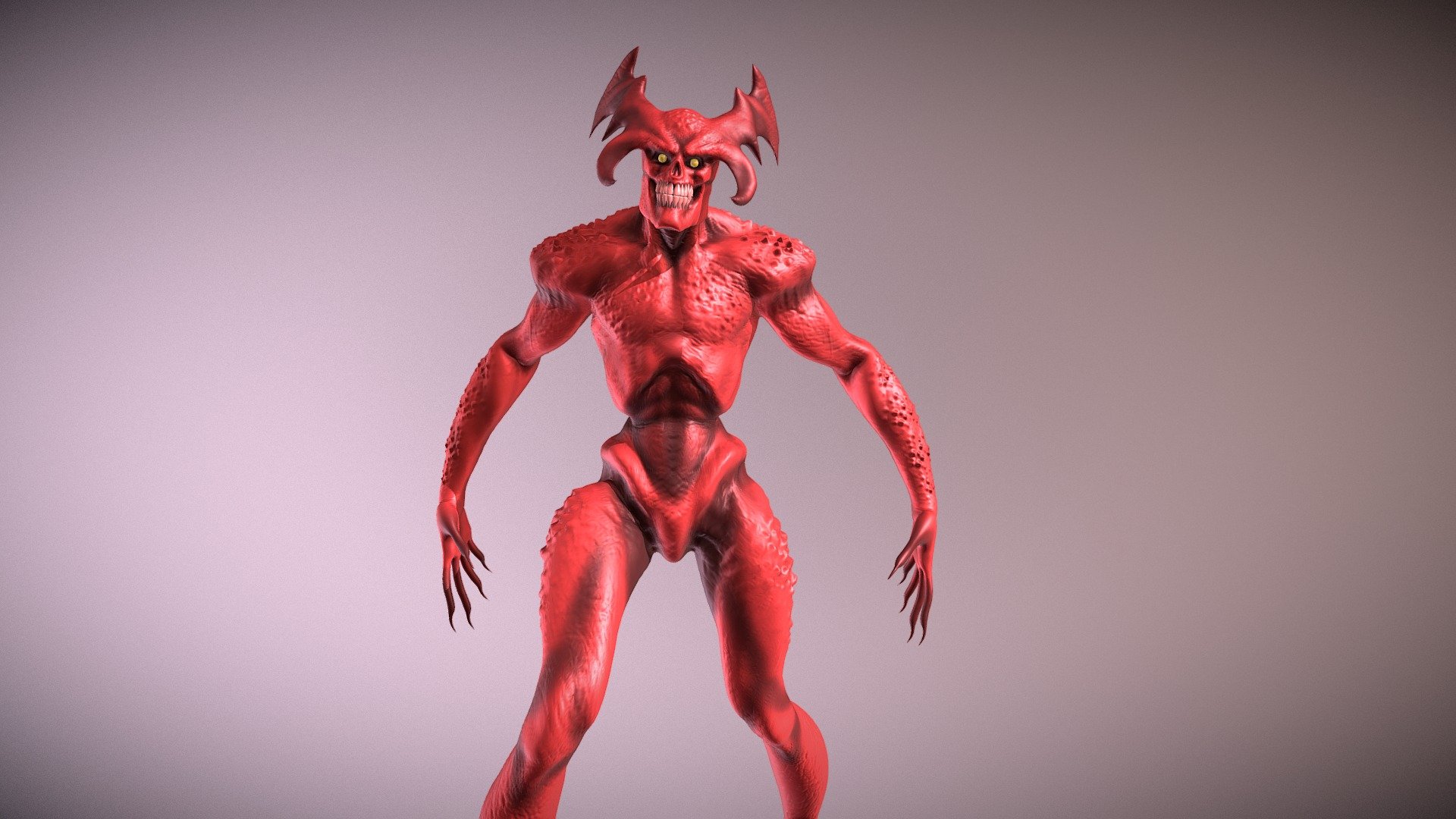 Bit of a demon in zbrush. 