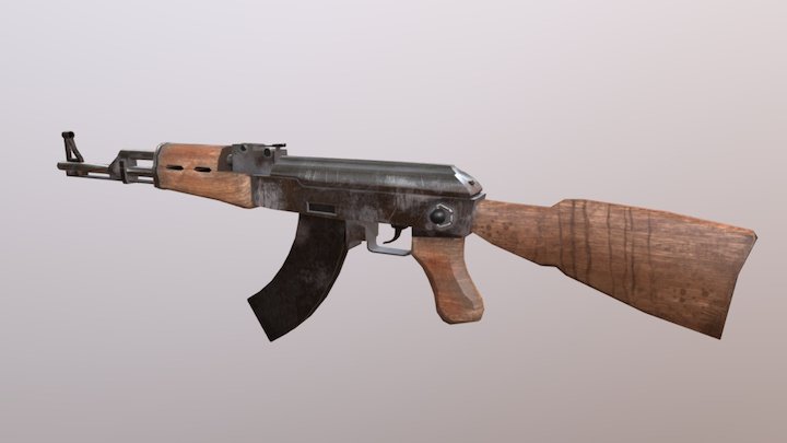 AK-47 3D Model