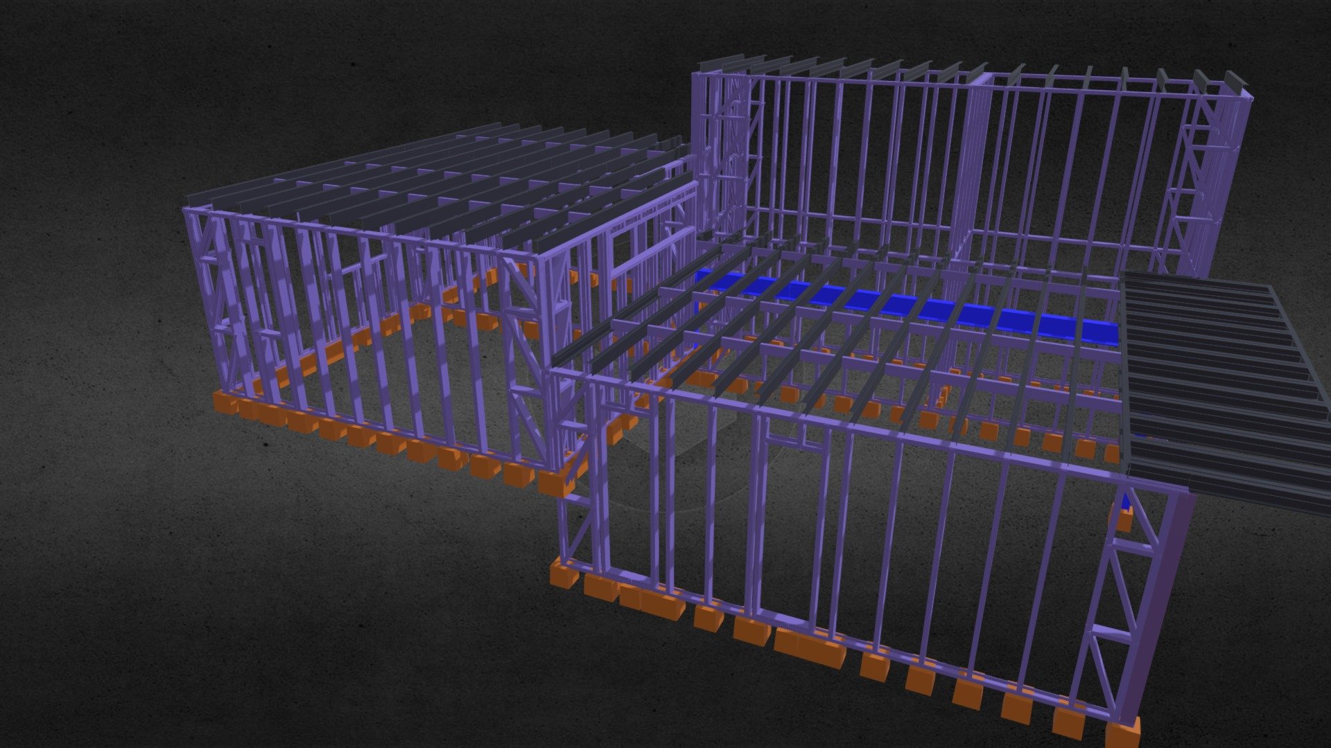 COLD FORMED  STEEL HOUSE  (20)