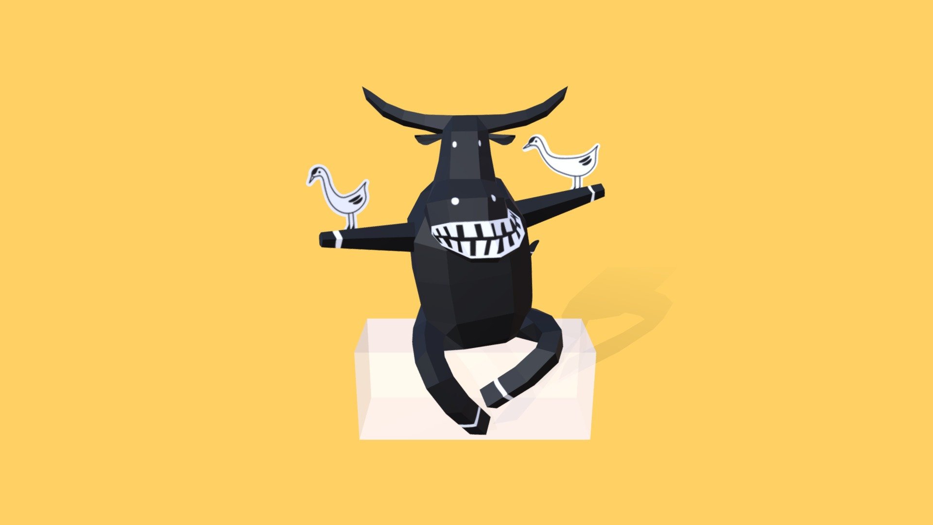 Mr. Buffalo 3D model by TricksOfPaper [4cc3e16] Sketchfab