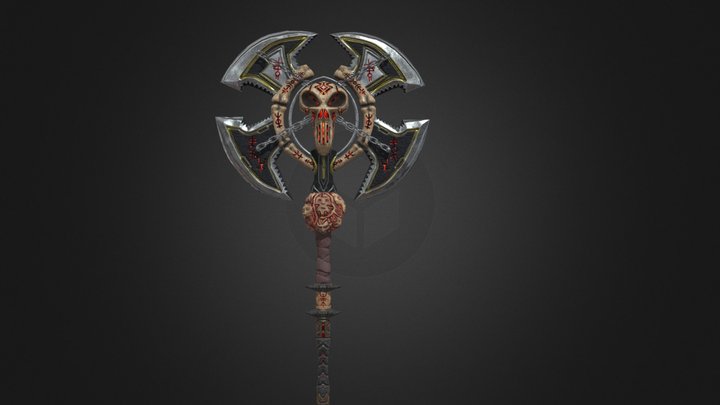 Warrior Axe 3D Model