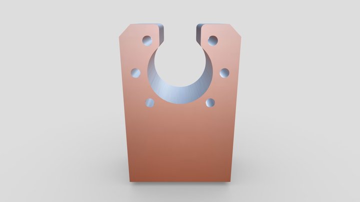 Maschine_v7_X_Spindelmutterblock_v3 3D Model