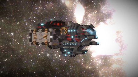 Freighter- Hephaestus Mark II Version 3 3D Model