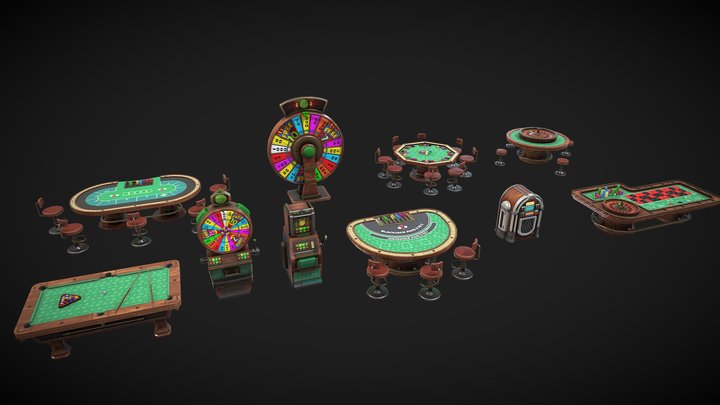 Casino Pack 3D Model