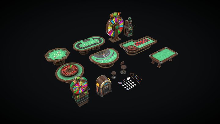 Casino Pack 3D Model