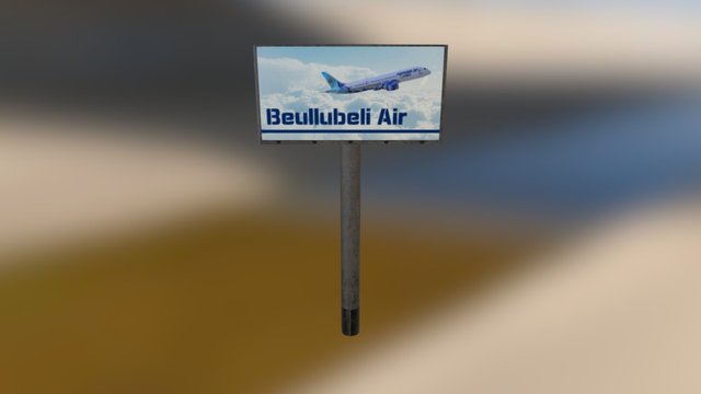Beullubeli Air Billboard 3D Model