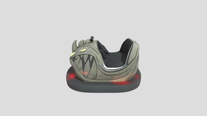 Monster Bumper Car 3D Model