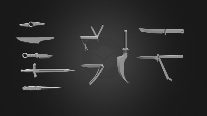 Knifes 3D Model