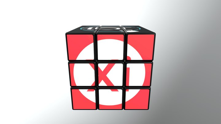 IBT Rubiks Cube MOCKUP 3D Model