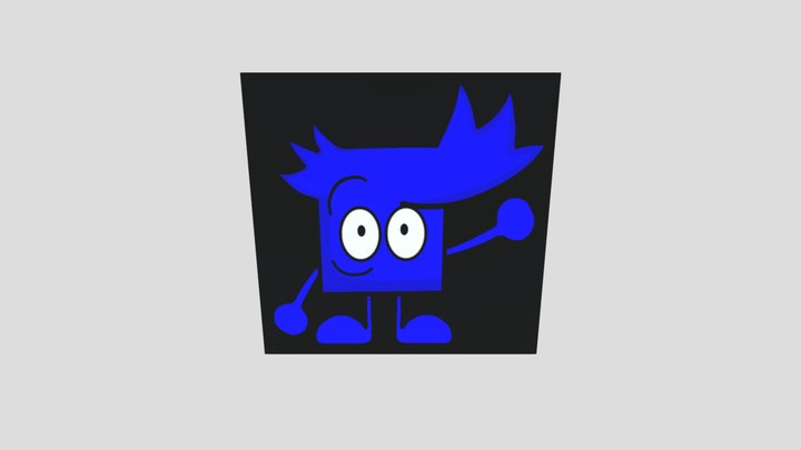 Square Dave 3D Model