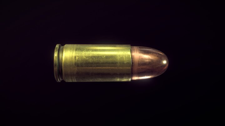 Bullet 9 mm 3D Model