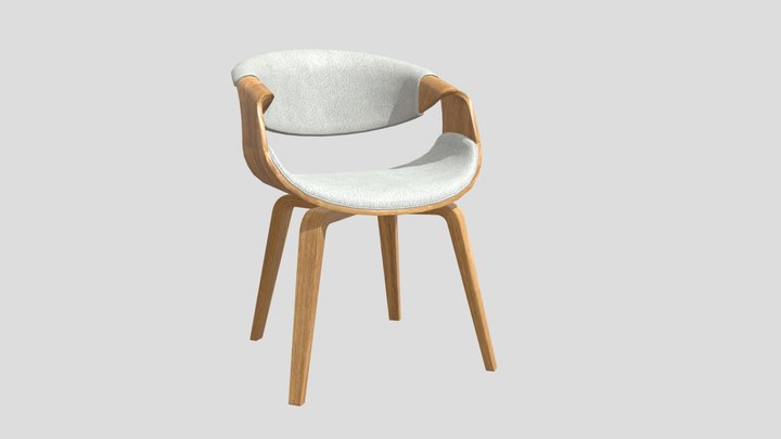 Lumisource Curvo Dining Chair 3D Model