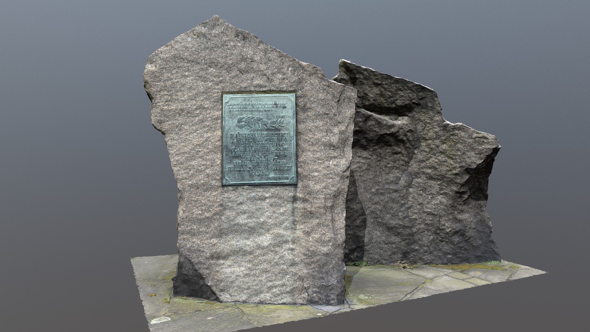 Pomnik zjednoczenia polskiego ruchu młodzieży — Sketchfab embed 3D viewer