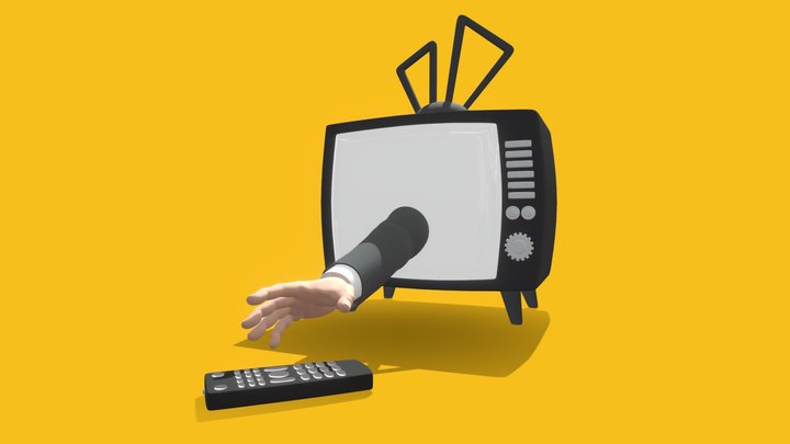 Persona 4 - TV Fan Art 3D Model