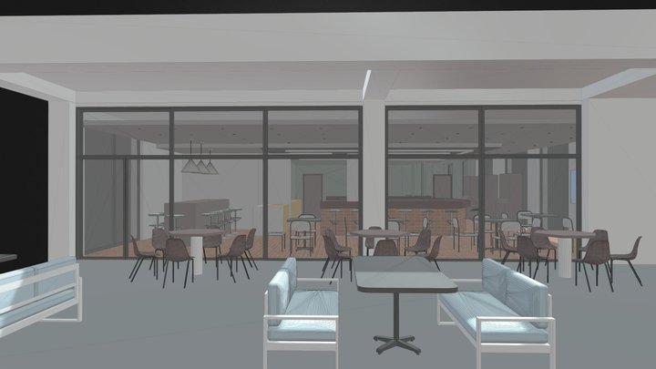 Ресторан ЧГ 3D Model