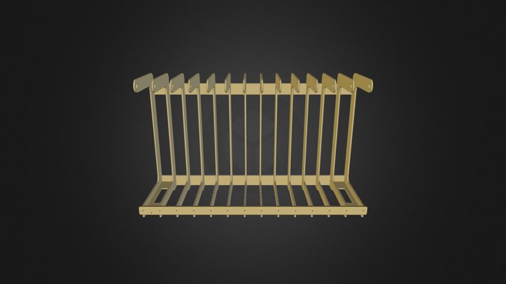 Alexey Surfboard Rack - 6ft 3D Model
