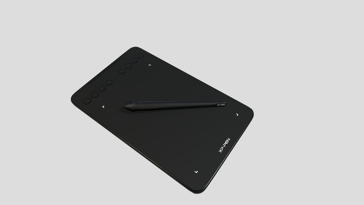 XP-Pen Deco Mini 7 drawing tablet 3D Model