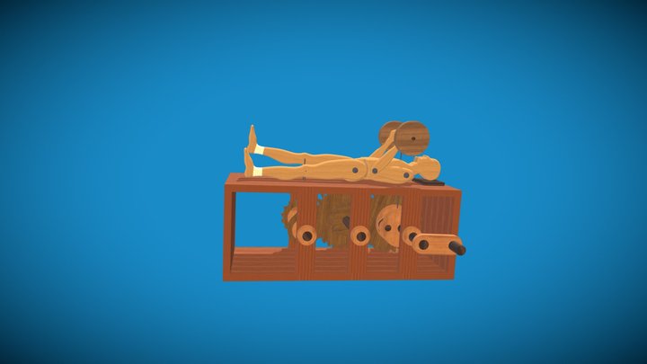 Maqueta de automata levantador de pesas – Modello 3D gratuito STL
