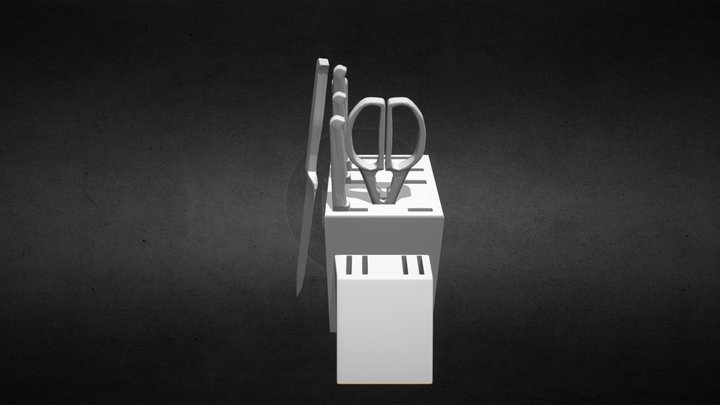 Gabe Cutlery 3D Model