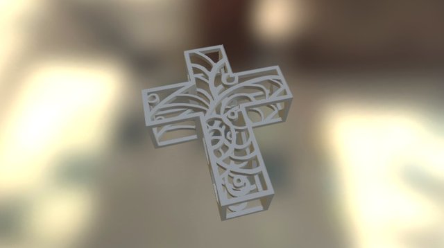 Cross Finish 3D Model