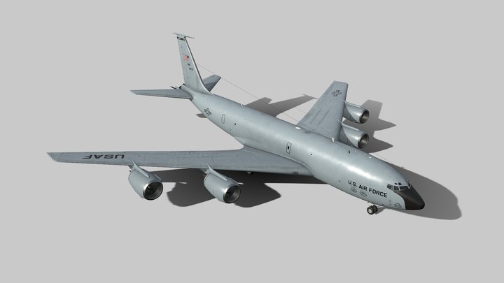 Boeing KC-135 Stratotanker 3D Model