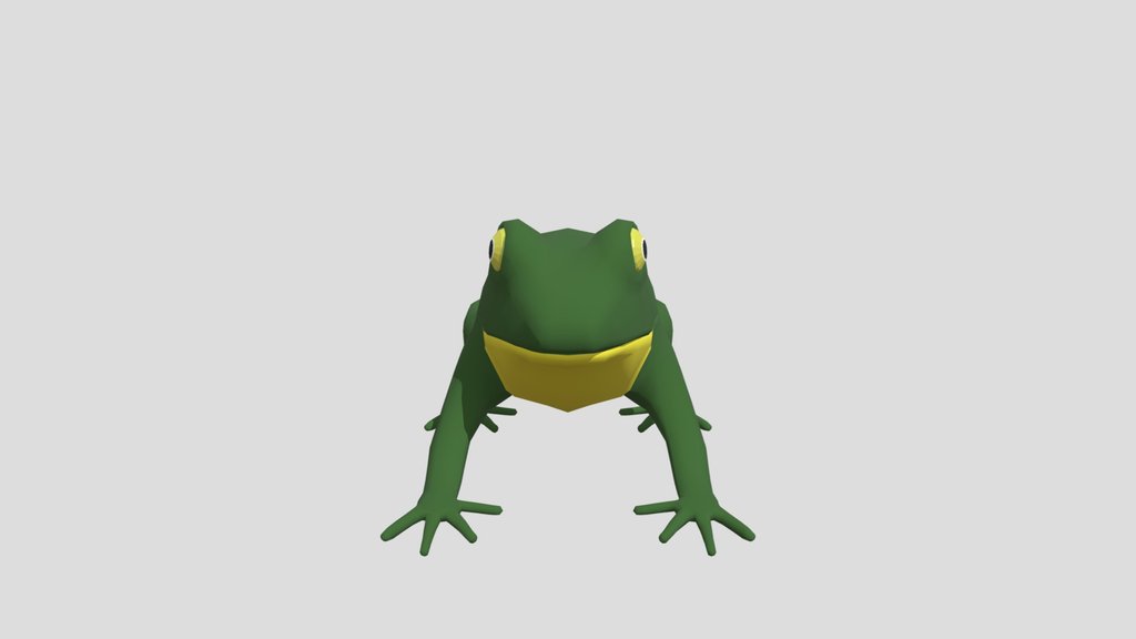 Low Poly Frog