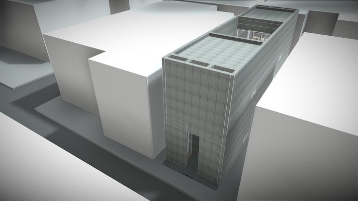 Azuma House - Tadao Ando 3D Model