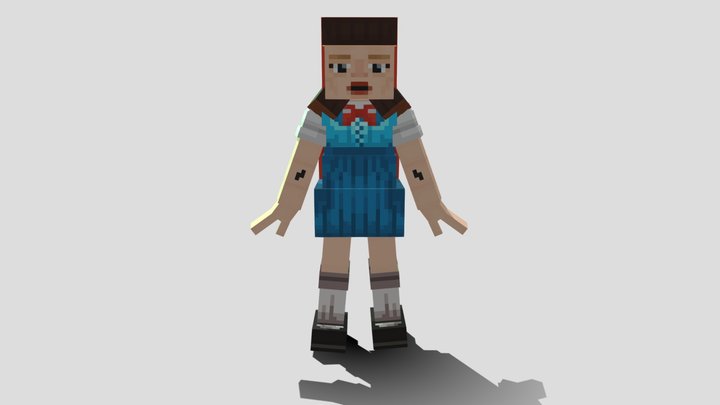 Squid Game Minecraft/Little Red In The Hood 3D Model