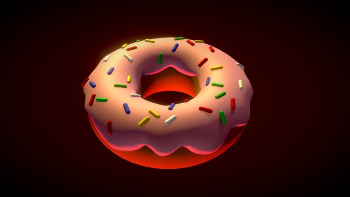 Infernal Donut 3D Model