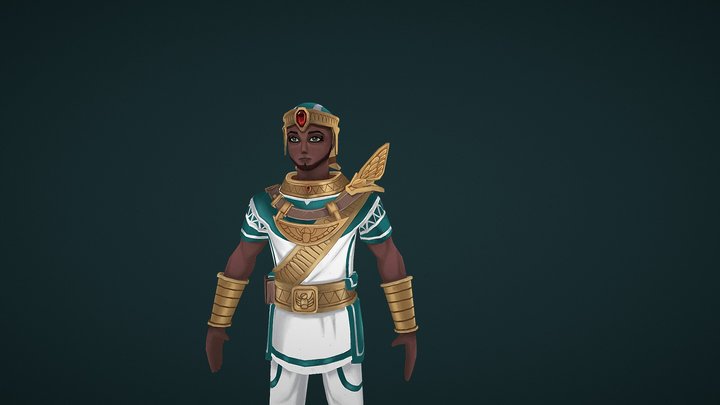 The man in armour 3D Model