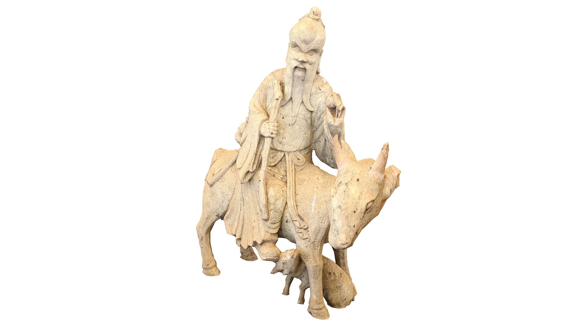 Chinese Ballast Doll at Wat Arun 7/50 3D model by VR Siam (saenpich