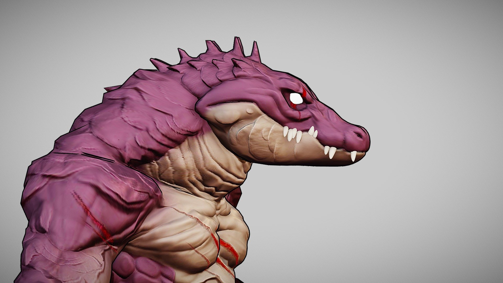 Croc Monster - Buy Royalty Free 3D model by Larebz Studio (@larebaliart ...