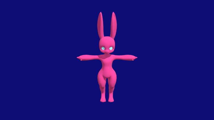 Another Bunny Girl for Game 3D Model