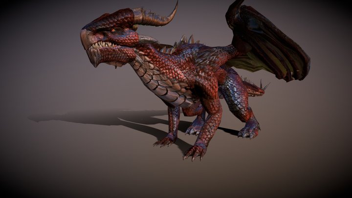 3Dfoin - Dragon Boss 3D Model