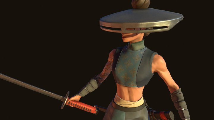 samurai 3D Model