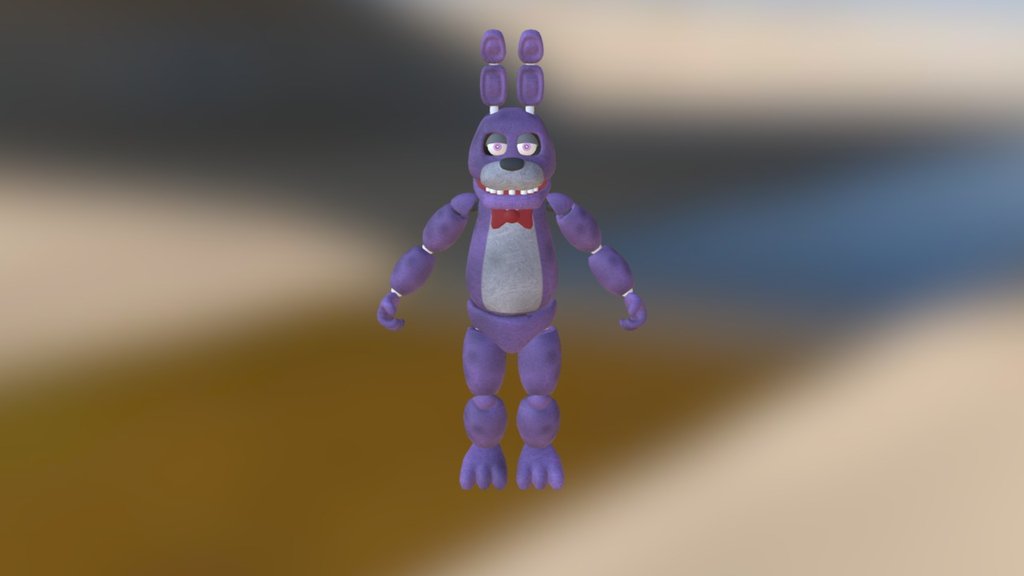 Bonnie fnaf 1 - Download Free 3D model by Tgames (@brandonmartinleon)  [21eb8ec]