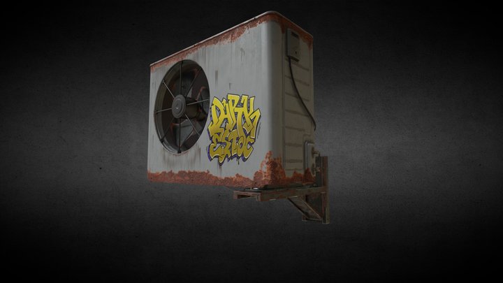 Air conditioner, free to use. 3D Model