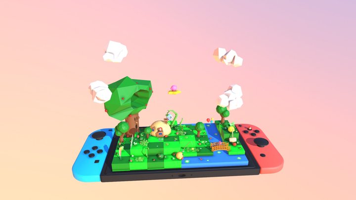 Kirby DreamLand 3D ! 3D Model