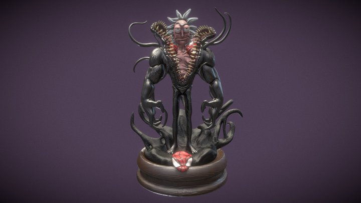 Venom RickandMorty 3D Model